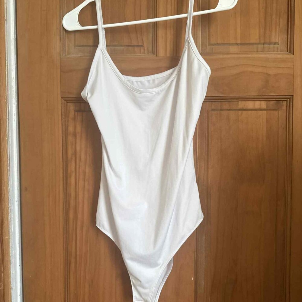 White One Piece Cami - Size Medium